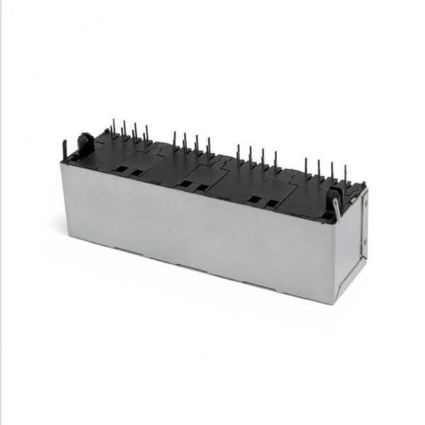 EB-500-7109_3 8P8C網絡插座RJ45不帶燈帶屏蔽帶彈片國標耐高溫