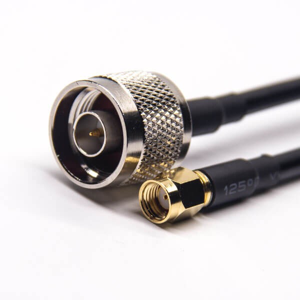 n-type-cable-connectors-straight-male-to-sma-male-rp-cable-with-rg58 N型射頻線公頭直式轉SMA反極性公頭直式接RG223 RG58