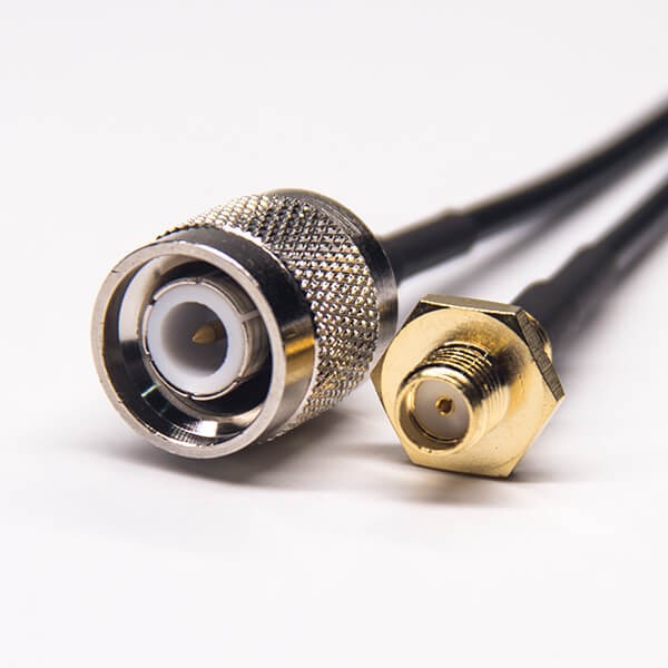 sma-female-bulkhead-waterproof-to-tnc-straight-male-cable-assembly-with-rg174 射頻線連接頭sma后鎖板防水母頭轉180度tnc公頭