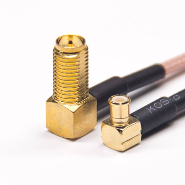 sma-rp-female-cable-right-angled-to-mcx-male-angled-cable-with-rg316 SMA線彎式反極母頭轉(zhuǎn)MCX彎式公頭線材接RG316