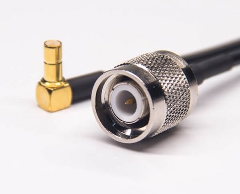 smb母頭公針彎式射頻線RG174接TNC直式公頭