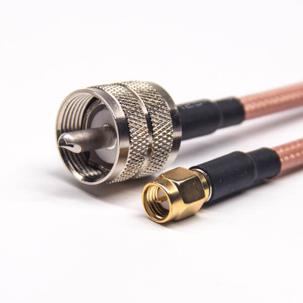 uhf-to-sma-cable-male-to-male-rg142-cable-assembly 同軸電纜UHF接頭直式公頭轉(zhuǎn)SMA直公頭接RG142線纜