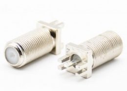 F頭鋅合金母頭直式PCB板安裝卡板螺紋連接連接器