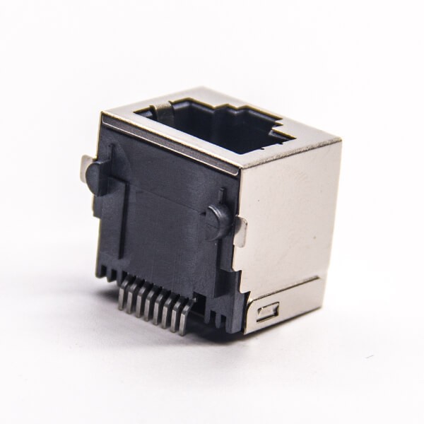 EB-500-7133_3 模塊rj45連接器彎式屏蔽插座SMT接PCB板